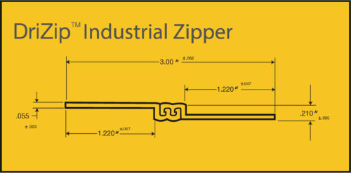 Dri-Zip™ Industrial Zipper