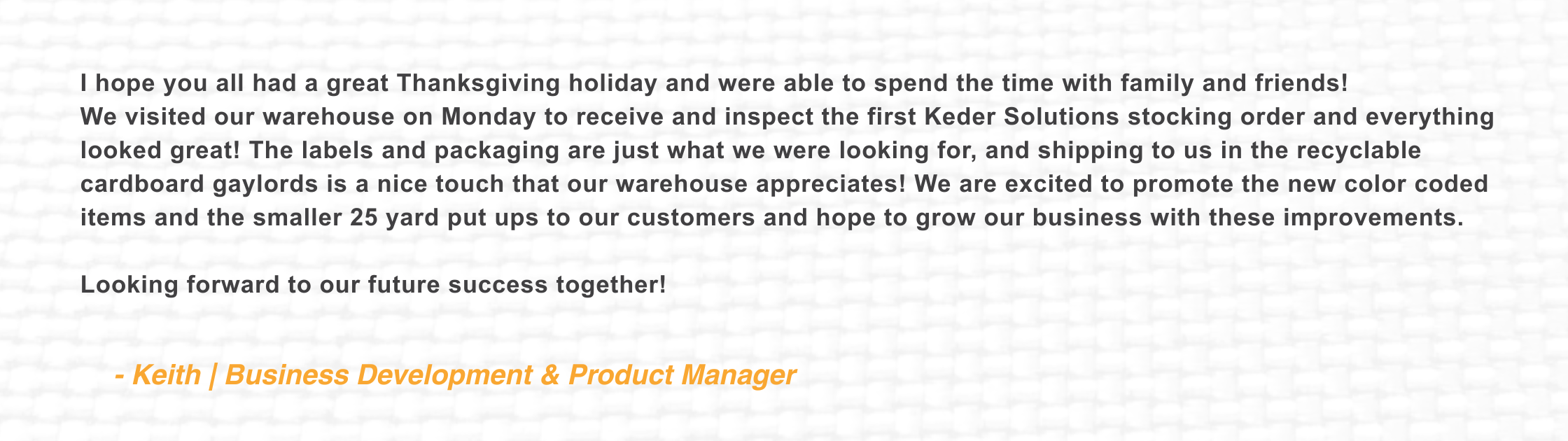 Market Page Testimonial Testimonials