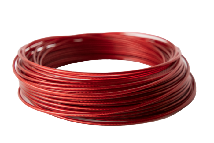 Red coated steel wire, pool cover accessories by Keder Solutions®