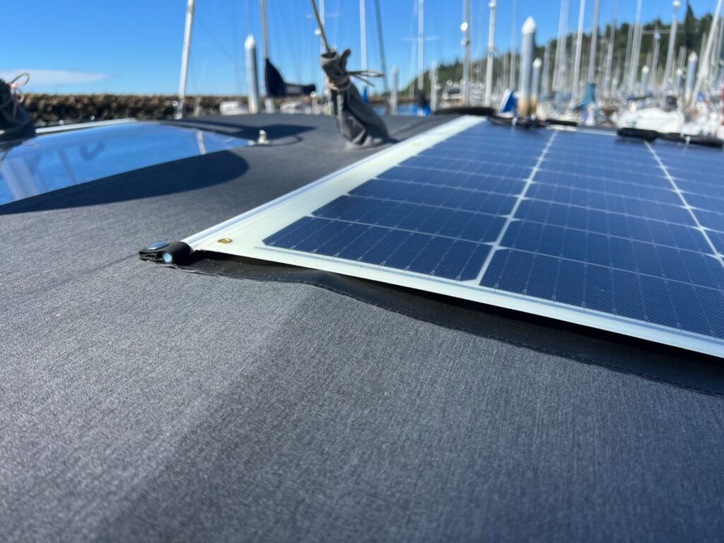 Image of solar panel keder system