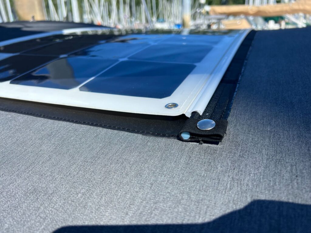 Image of solar panel keder system