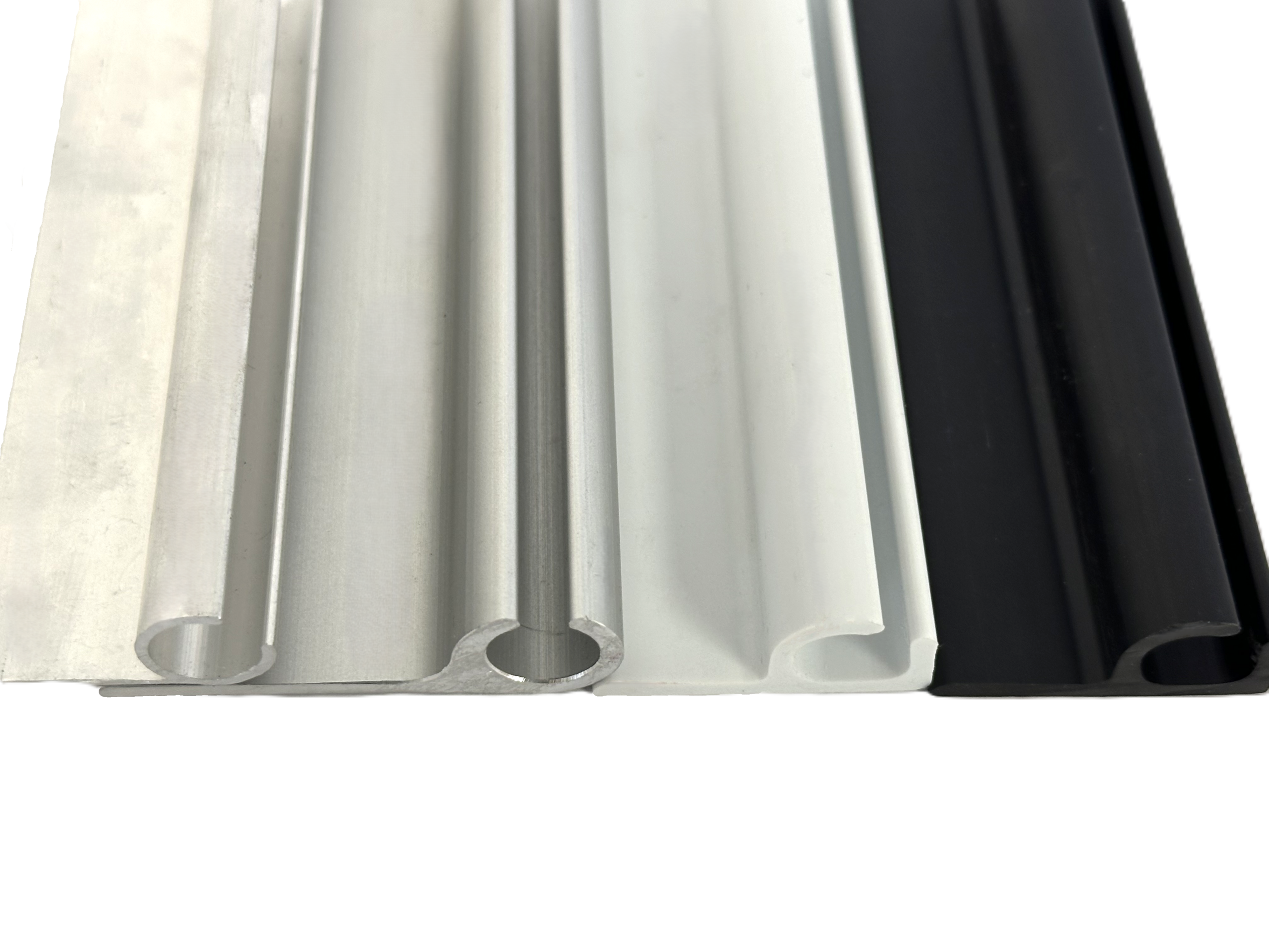 Image of different rail materials