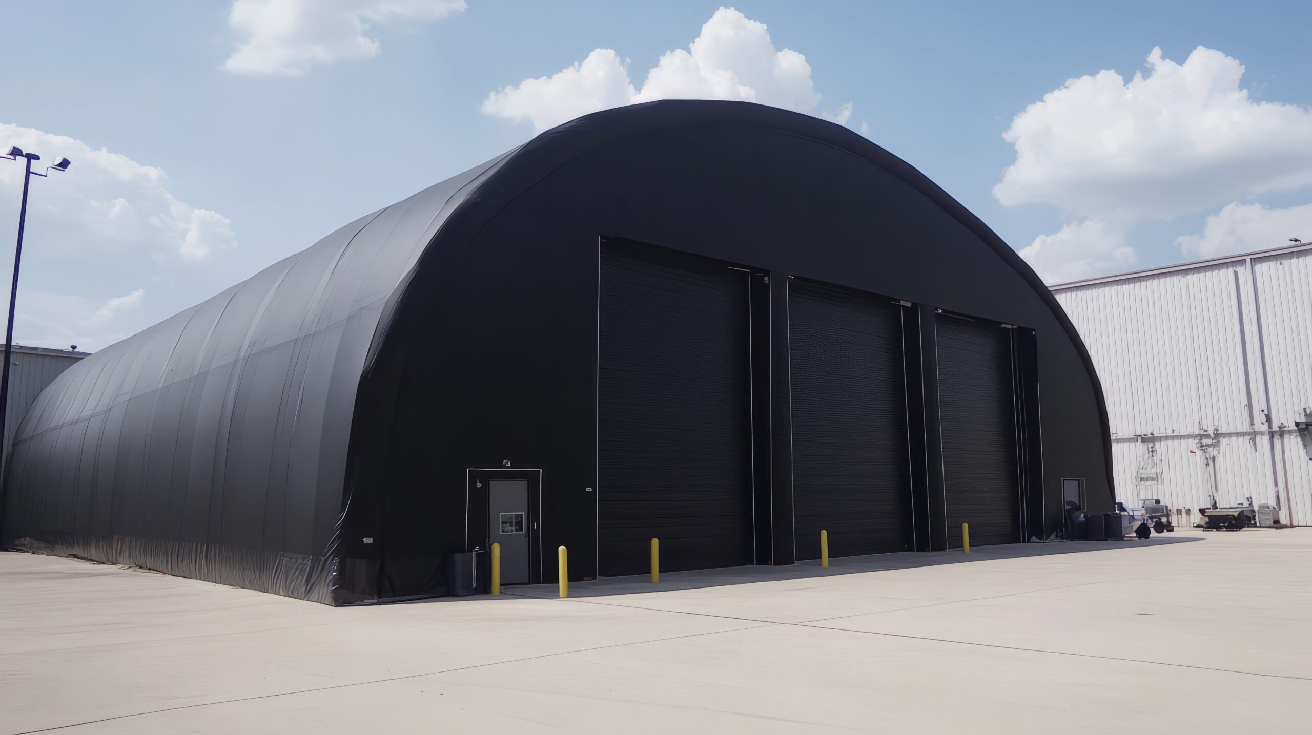 Image of black tent